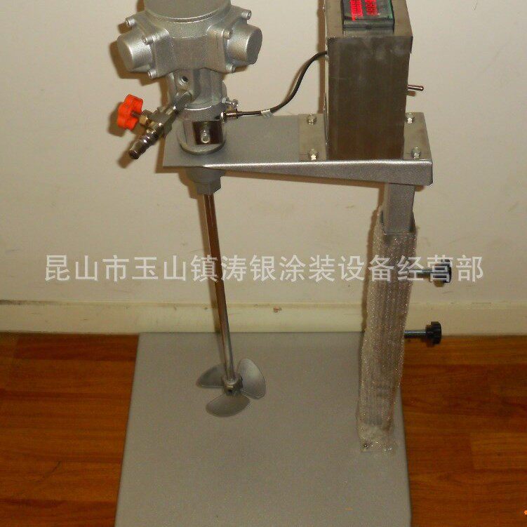 数显气动油漆搅拌机涂料搅拌器转速可显示可调转速仪自动升降5升