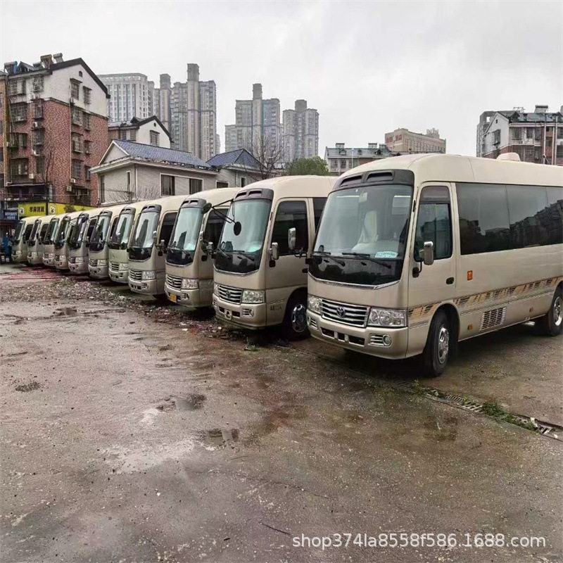 出口中巴客运车宇通大巴车4缸考斯特小型客车40座大型大巴车
