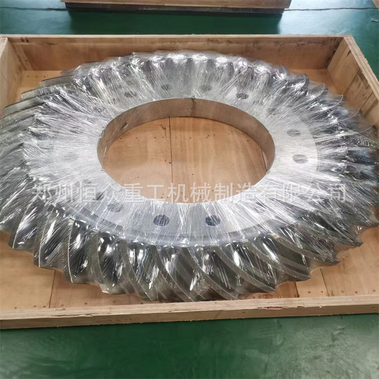 磨齿大模数螺旋伞齿轮-轴组合不锈钢小模数齿轮