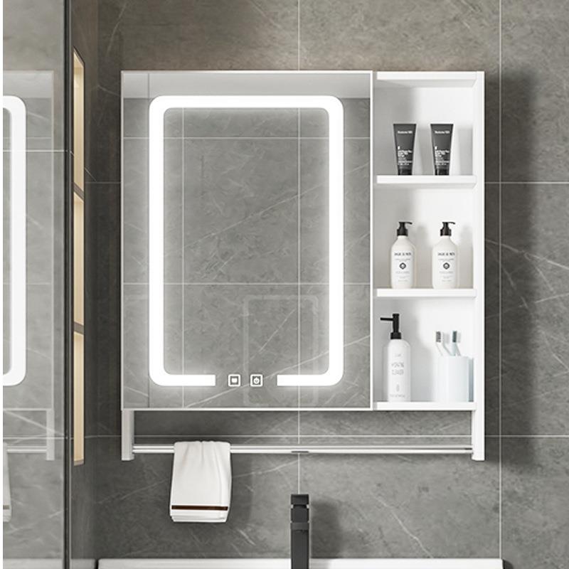 太空铝浴室柜镜柜组合洗手间单独收纳盒镜箱卫生间挂墙式智能新品
