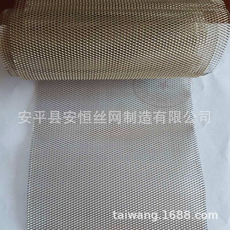 0.05mm厚钛网孔径0.5*1mm-集流钛网80目丝径0.1mm-1*2mm钛拉网