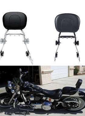 哈雷靠背 softail Deluxe 软尾 快拆靠背 后货架 后尾架 05-20