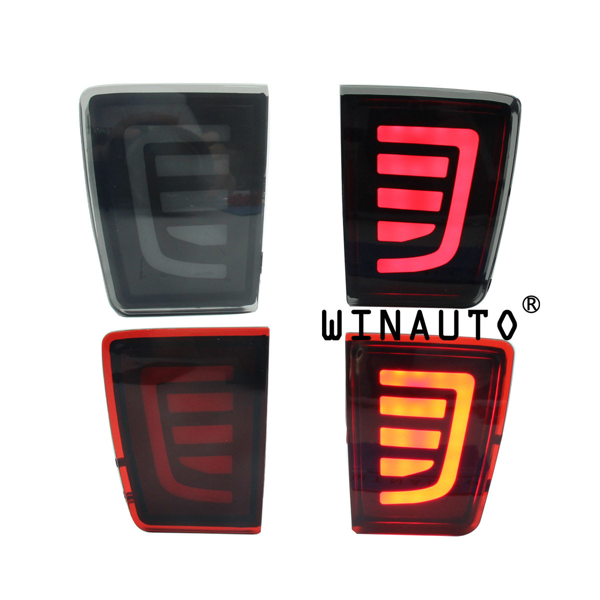 适用于帕杰罗V85/V8/V93/V97 2007-2020后杠灯改装转向刹车灯尾灯
