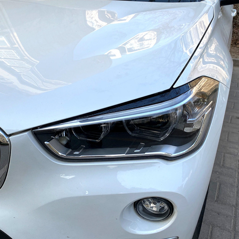 适用宝马bmwx1f482015+灯眉前大灯车贴跨境汽车外饰改装配件