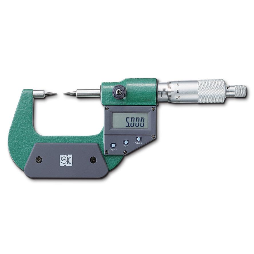 SK新泻精机数显点式千分尺顶针外径千分卡规MCD232-25P
