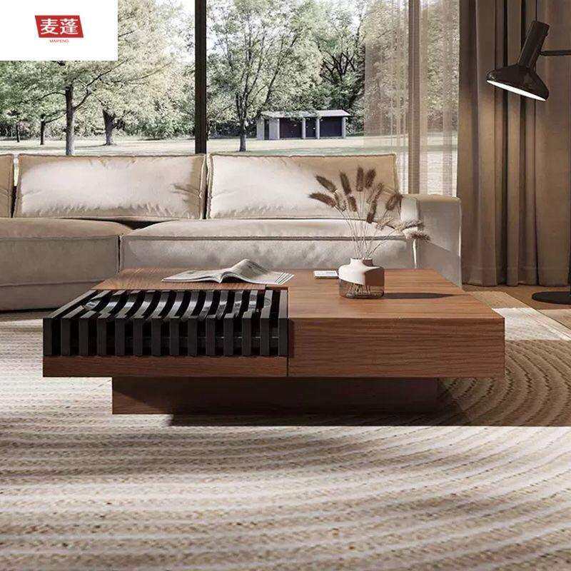 麦蓬中古风胡桃木北欧茶几现代简约家用新款意式高级感设计师茶几,鲜花速递/花卉仿真/绿植园艺,割草机/草坪机,淘宝优惠券,粉丝福利购,淘宝优惠卷