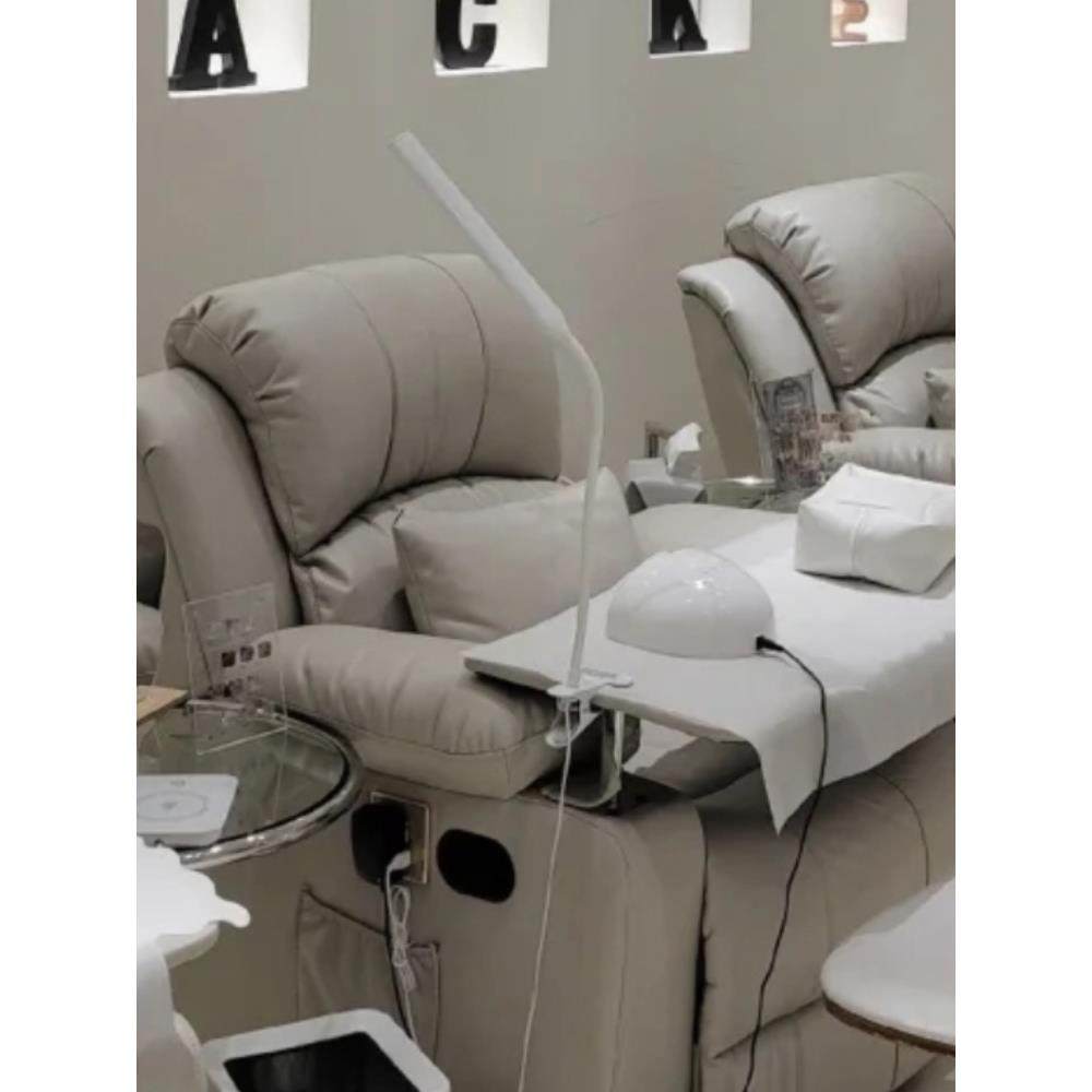 美甲桌椅套装电动度平躺椅美甲美睫沙发靠背美脚足纹绣椅工厂直销