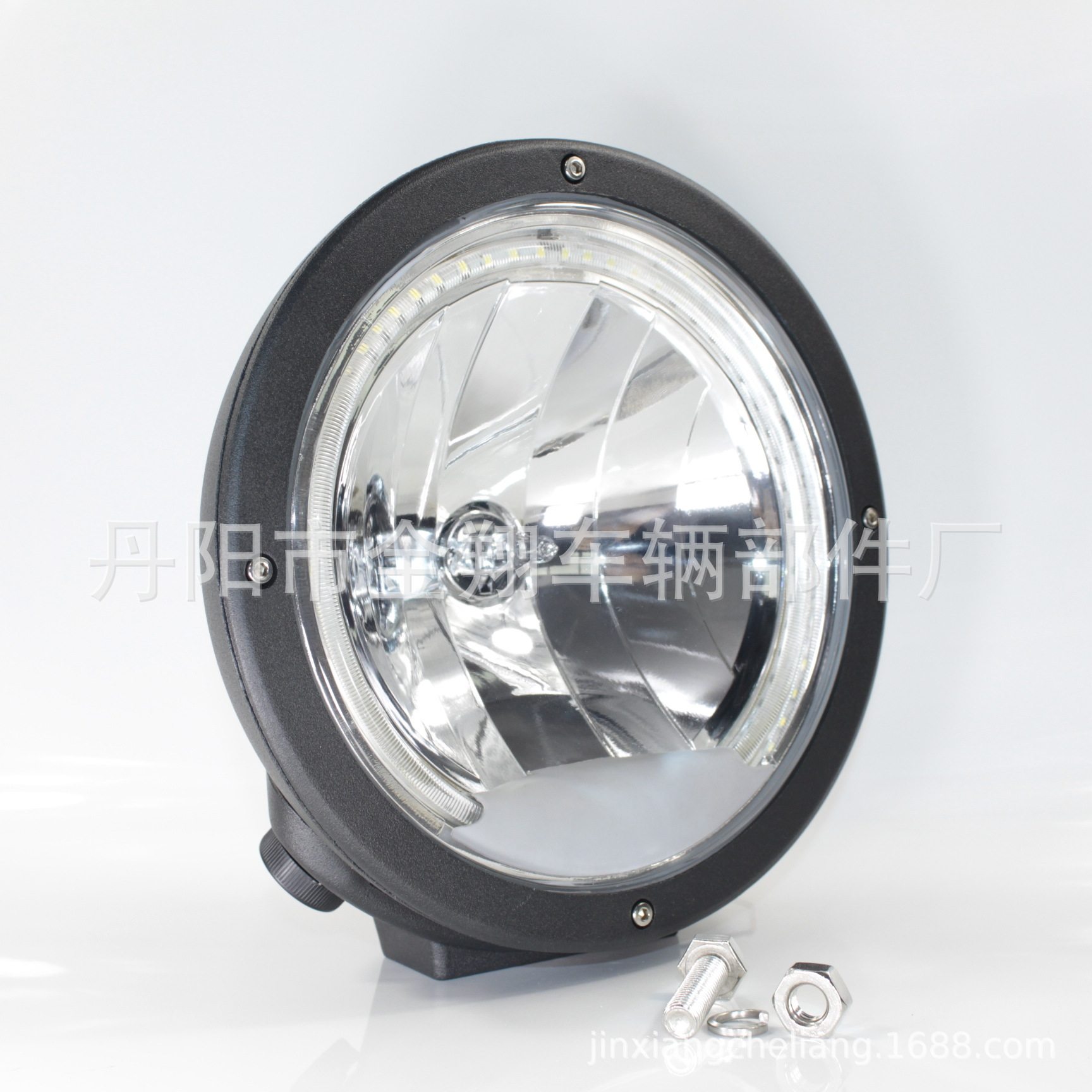 LED卤素H1直径222mm圆形铝壳轮船工作灯