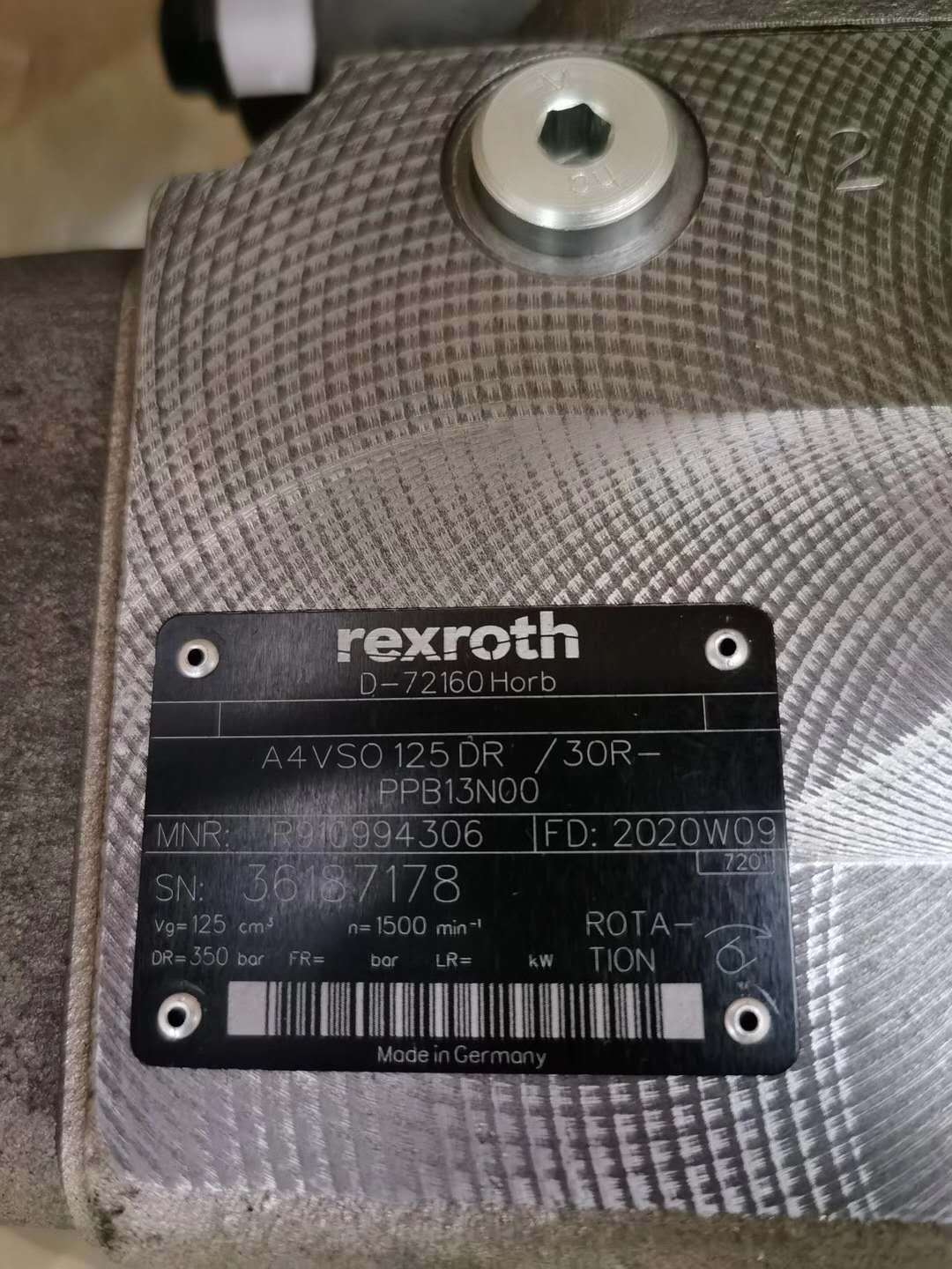 力士乐REXROTH柱塞泵A4VSO40DRG/10R-PPB13N00