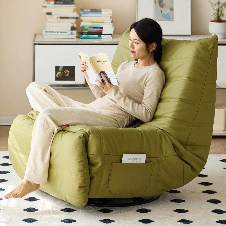 毛毛虫沙发躺椅客厅电动沙发椅单人阳台旋转可躺可睡懒人沙发摇椅