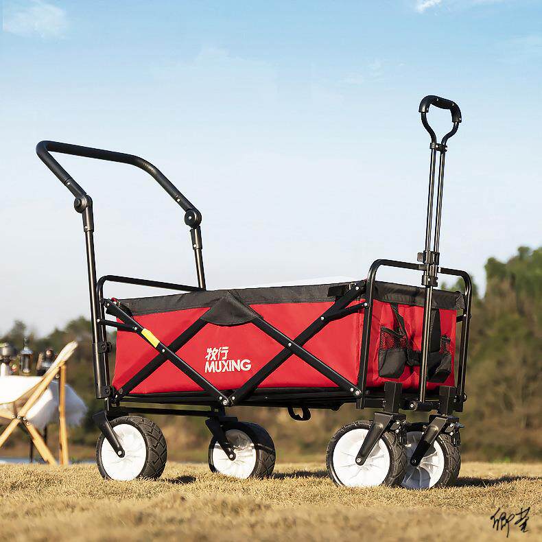 露营车推车防雨地推搬运能手配件家用收纳儿童折叠式快递车工具车
