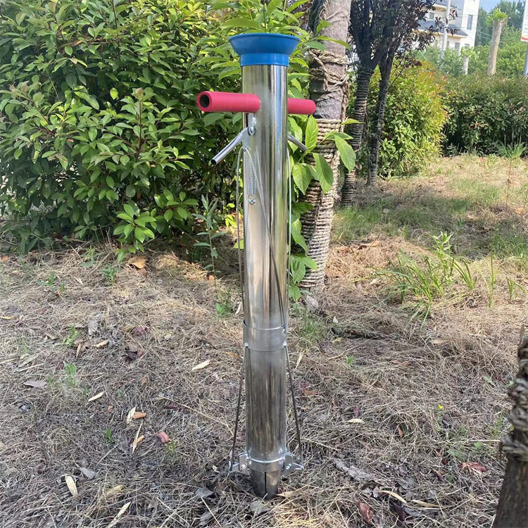 轻便省力免弯腰手提栽苗器庄稼苗快速定植移栽机加厚不锈钢栽苗器