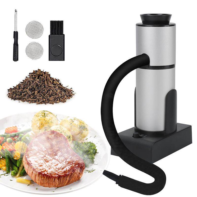 新款厨房工具烟熏机分子美食料理可调节档位手持烟熏器套装