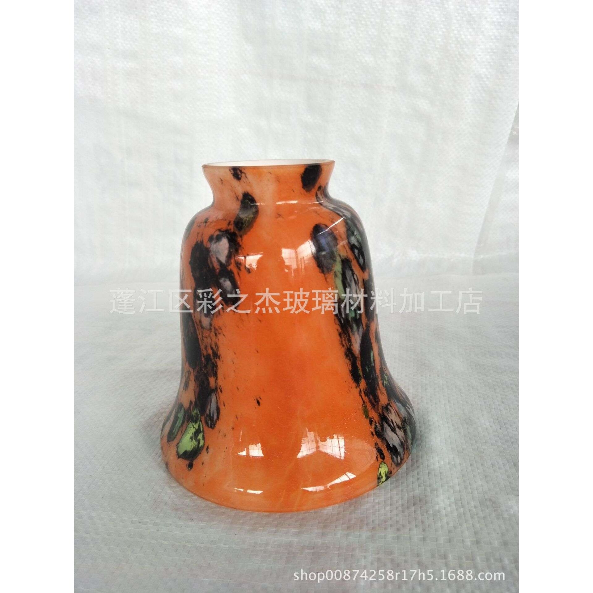 桔色桔红色桔黄色云彩粉口吹机压云彩玻璃陶瓷颜料江门直销