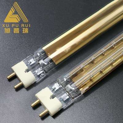 红外线灯近红外溜平灯双孪管镀金加热灯1kw大功率中波红外线灯