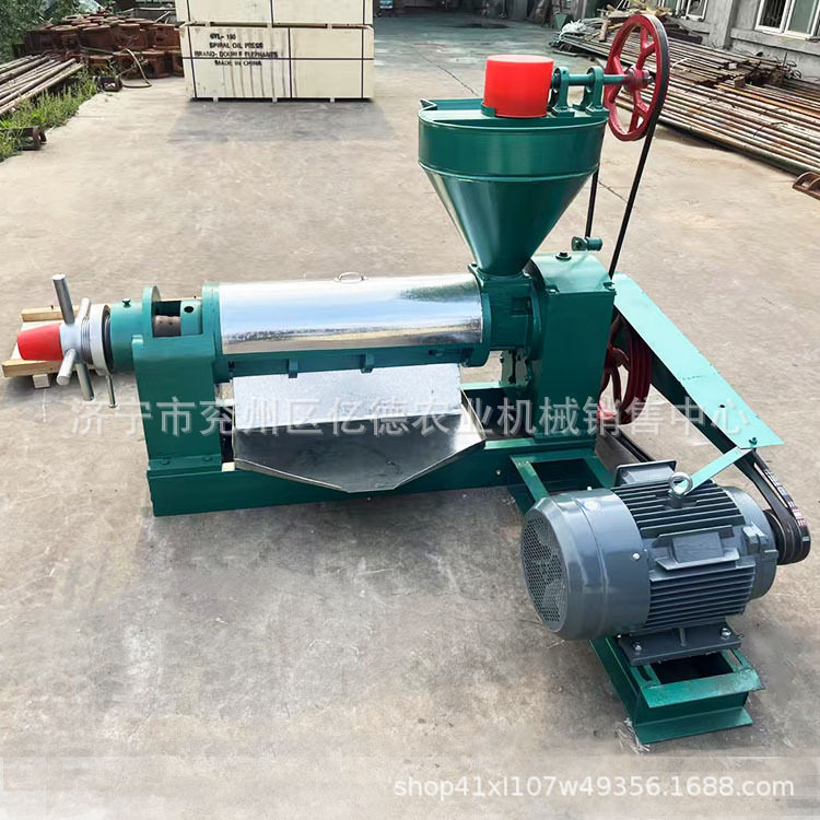 电动380v花生大豆茶籽螺旋榨油130型五谷杂粮螺旋榨油机冷热两用