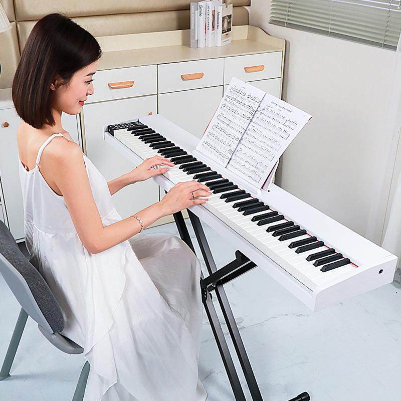 88键电钢琴成人入门多功能重锤琴初学者便携式家用