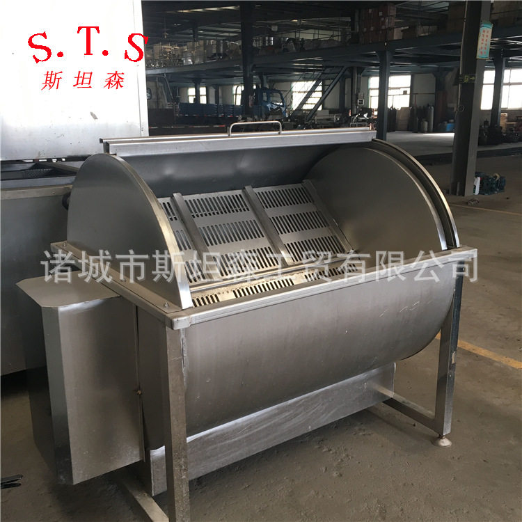 N家禽屠宰脱毛机械设备 家禽翻转浸烫池 家禽烫毛机 鸡鸭烫水机