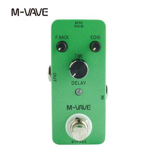 M-VAVE模拟延迟 单块效果器木电吉他延时Classic Delay回声延时器