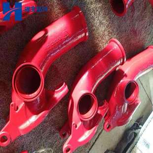 HBT37B泵车铰链弯管A3000+50加厚铸钢铰链