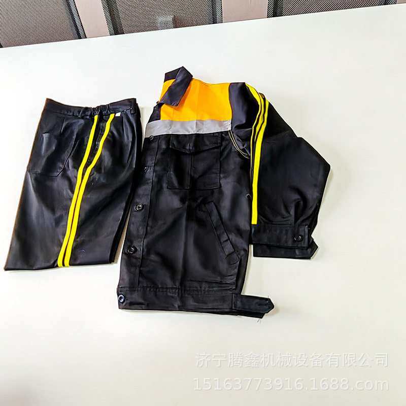 腾鑫薄款工作服春秋款铁路调车服反光条列车员乘务员工作服