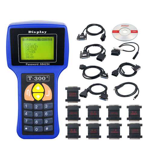 T300 Key Programmer 英文/西班牙黑/蓝色 V19.2 /20.3/20.6