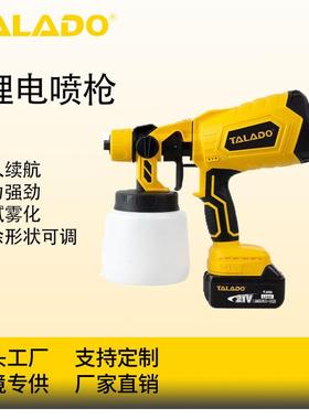 带BIS/UL电池锂电喷枪高压电动喷漆枪乳胶漆喷涂工具油漆充电喷枪