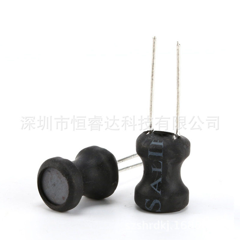 厂家直销直插绕线工字电感4*6mm12MH插件电感线圈0406-123K