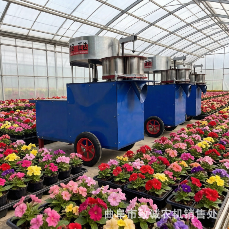西瓜辣椒植物育苗制钵机 手推移动全自动压钵机 营养体压制机参数