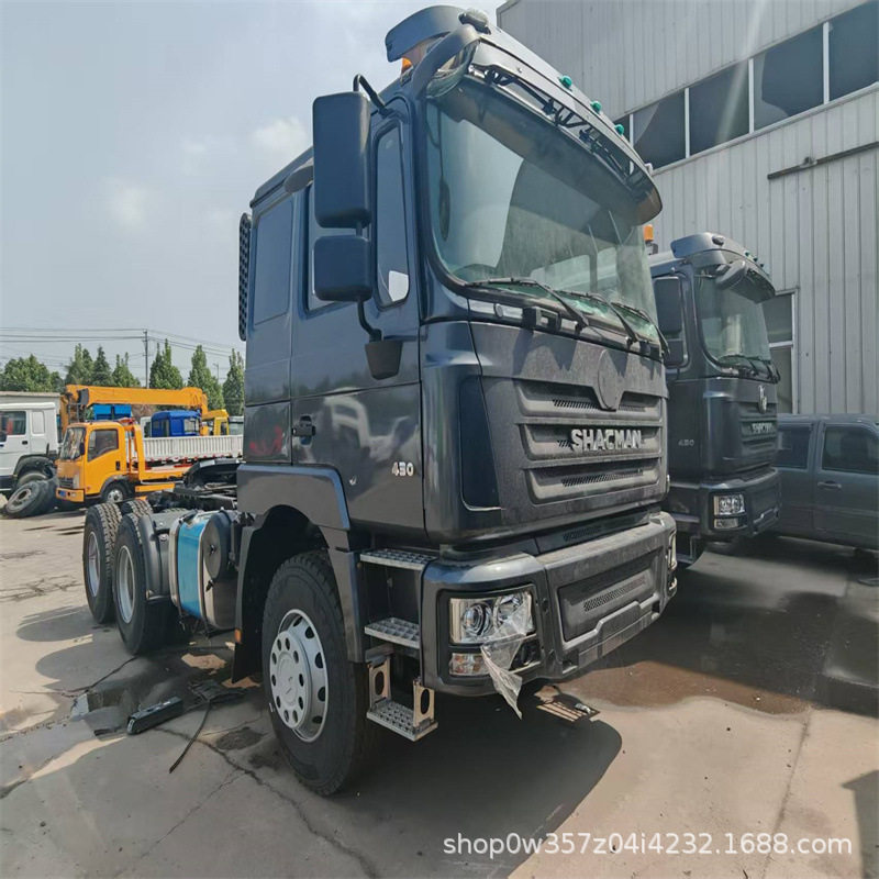 跨境精翻重型卡车牵引车10轮陕汽重汽半挂牵引车头集装箱货运重卡