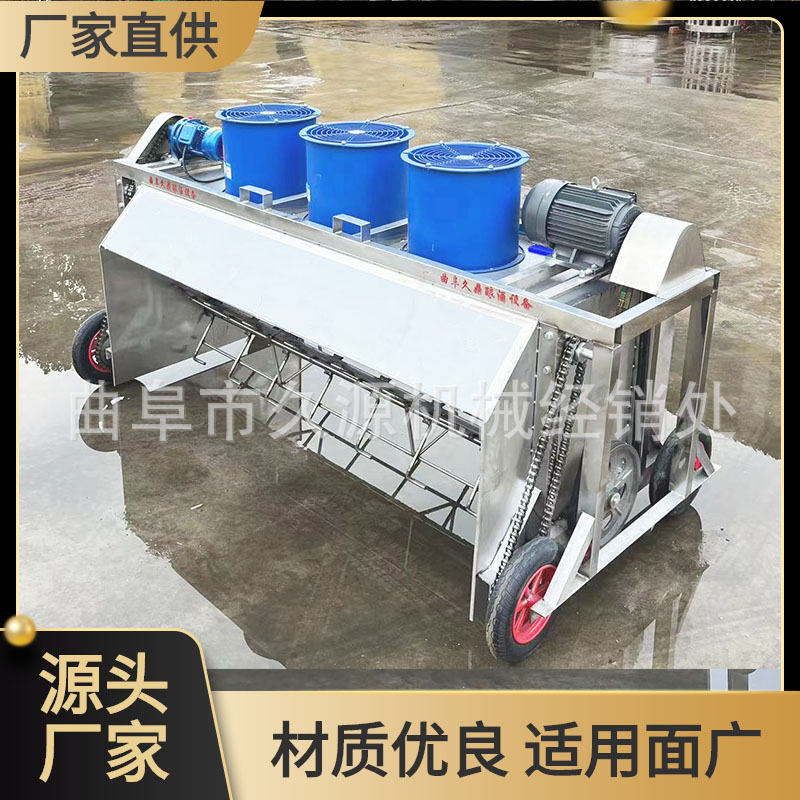 晋中酒厂酱香型打糟机 通风降温拌料机 搅拌2米不锈钢轨道打茬机