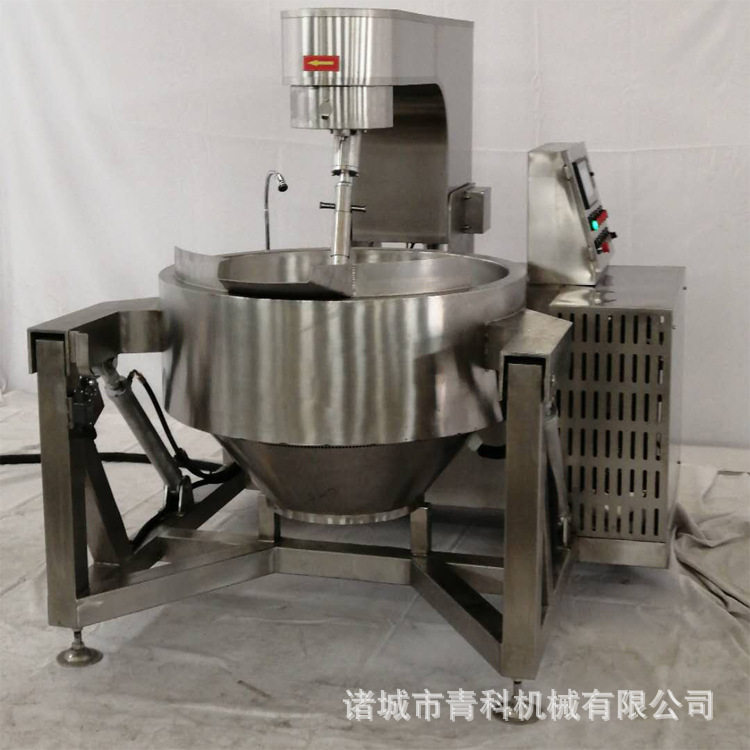 高粘度行星搅拌炒锅海鲜酱火锅底料全自动炒料机铁板烧扒炉