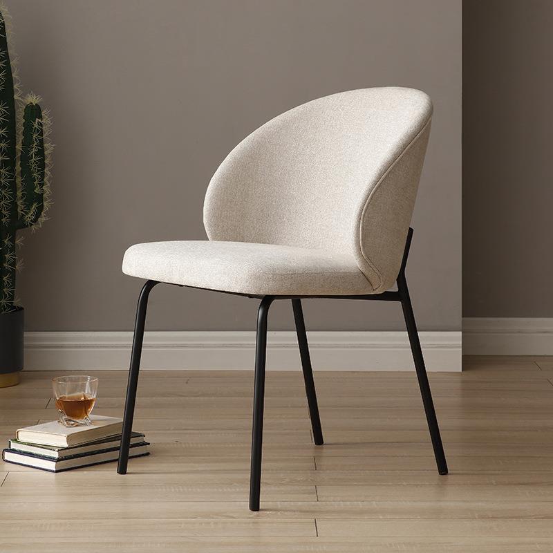 丹麦餐椅家用北欧现代简约靠背椅意式极简轻奢设计师软包餐厅椅g&