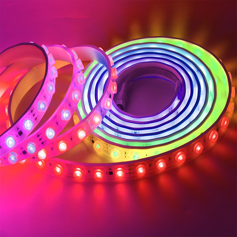 24V柔性幻彩洗墙灯18W24W外置WS2811IC高亮防水RGB幻彩洗墙灯