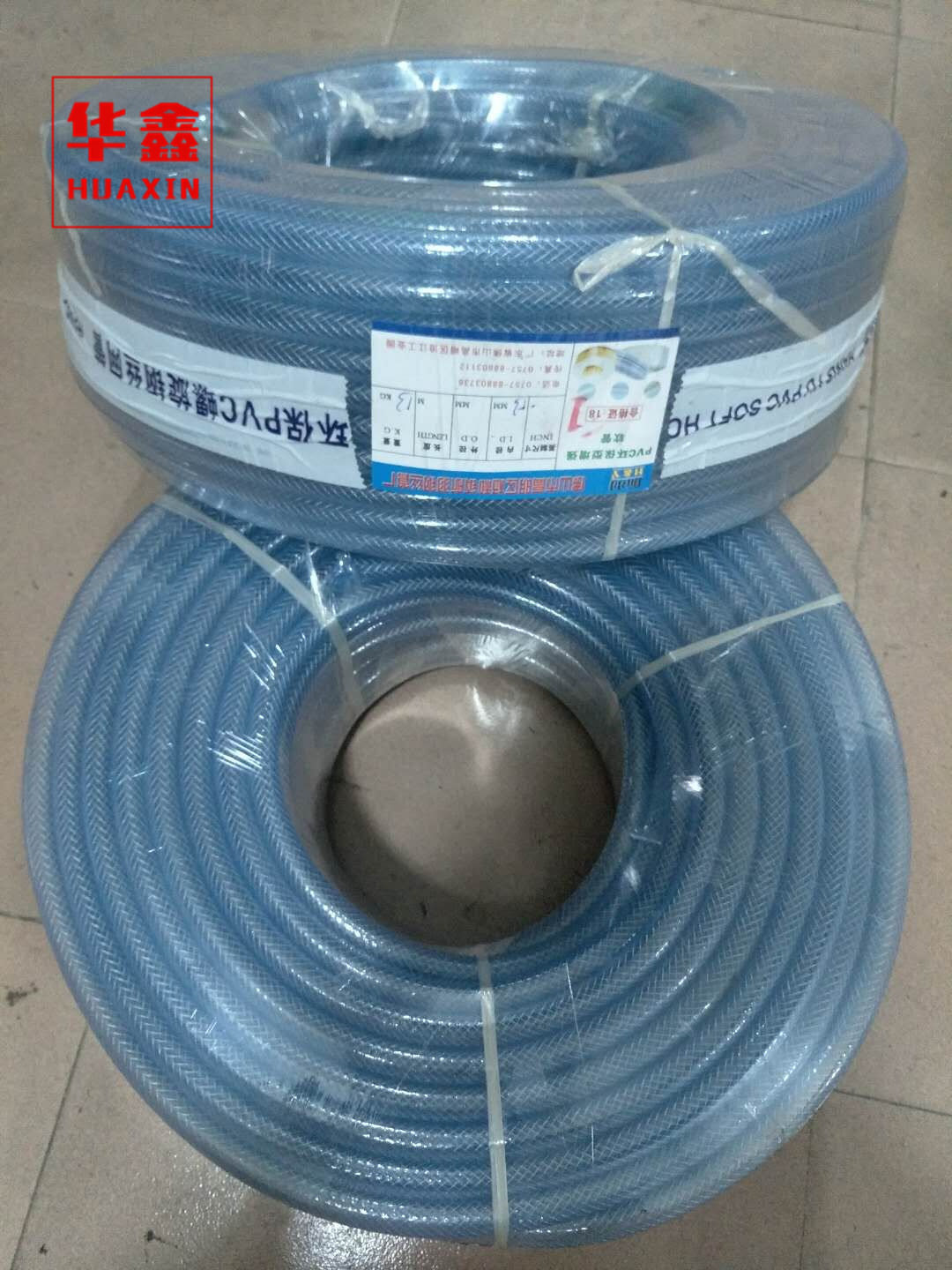 PVC纤维塑料编织网软管蛇皮管增强花园软管PVC海蓝管PVC网管