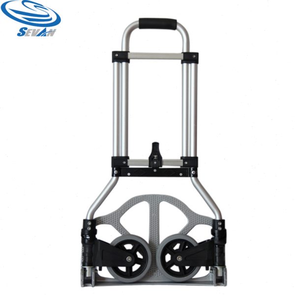 森凡Sevan 折叠手拉车二轮伸缩铝合金拉杆行李车手推车折叠60KG