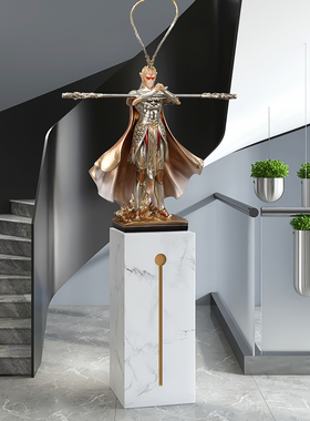 齐天大圣大型落地摆件斗战胜佛商场酒店门口迎宾大号雕塑开业礼品