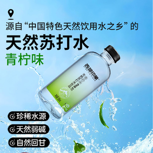 西部印象天然苏打水390毫升15瓶弱碱性PH8.2商用小瓶一整箱