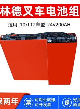 林德叉车电瓶L10/12/14T16铅酸24V220AH堆高车蓄电池组48V80V
