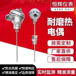 耐磨热电偶铠装防爆阻漏j型贴片式单双支热流道温度传感器热电阻