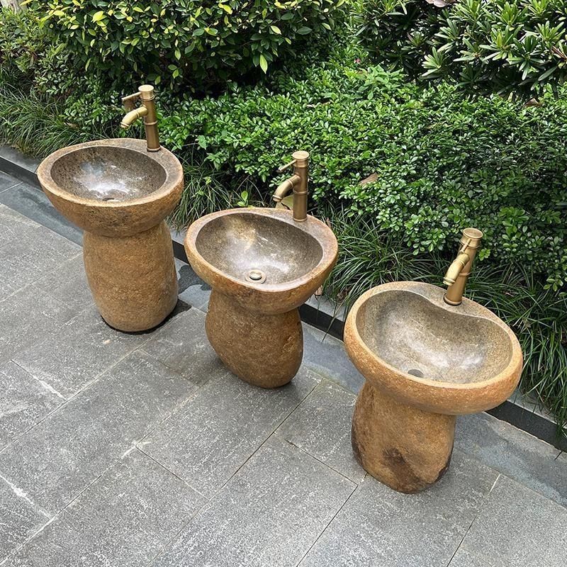 幼儿园儿童石头洗手盆室
