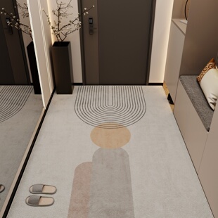 入户门地垫进门可裁切定制高端大气地毯电梯口耐脏防滑轻奢室内用
