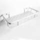 浴室太空铝方形单层铝板置物架 洗浴用品收纳挂件8024 卫生间