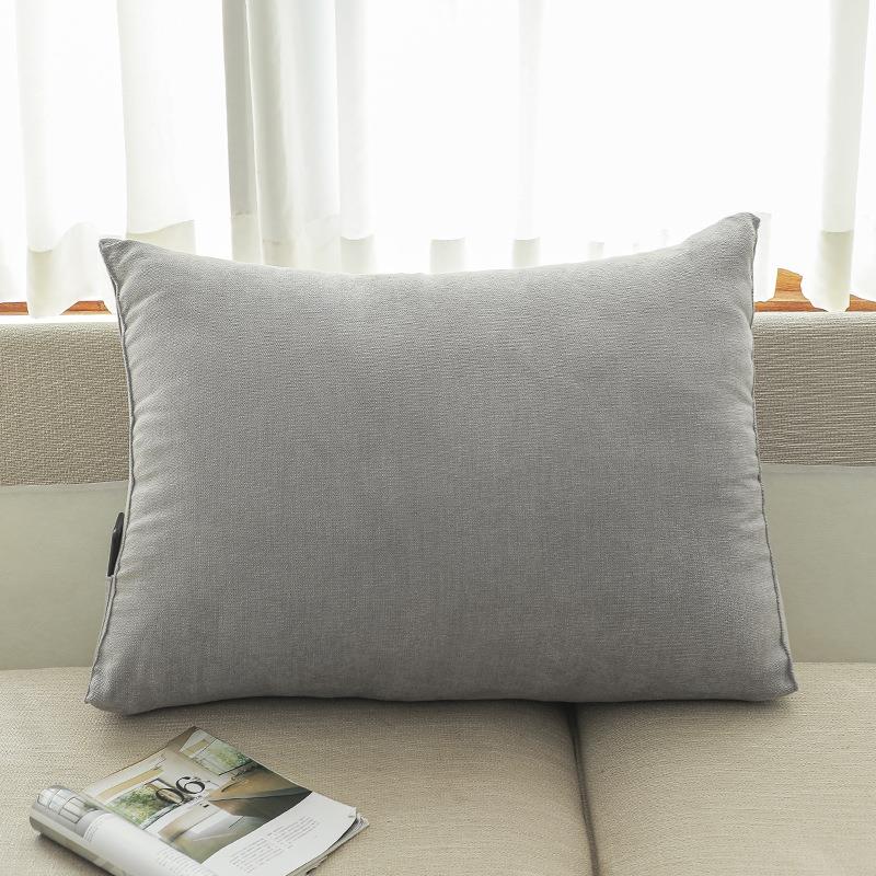 三角沙发靠垫客厅大靠背长方形靠背垫靠枕床上软包床头可拆洗抱枕