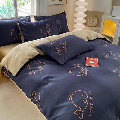 被套单件150x200x230cm180学生宿舍单人磨毛单独被罩纯棉水洗棉