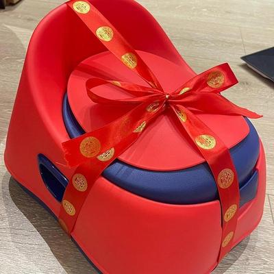 子孙桶结婚用的婚庆陪嫁乔迁塑料小马桶婴幼儿宝宝创意迷你红色桶