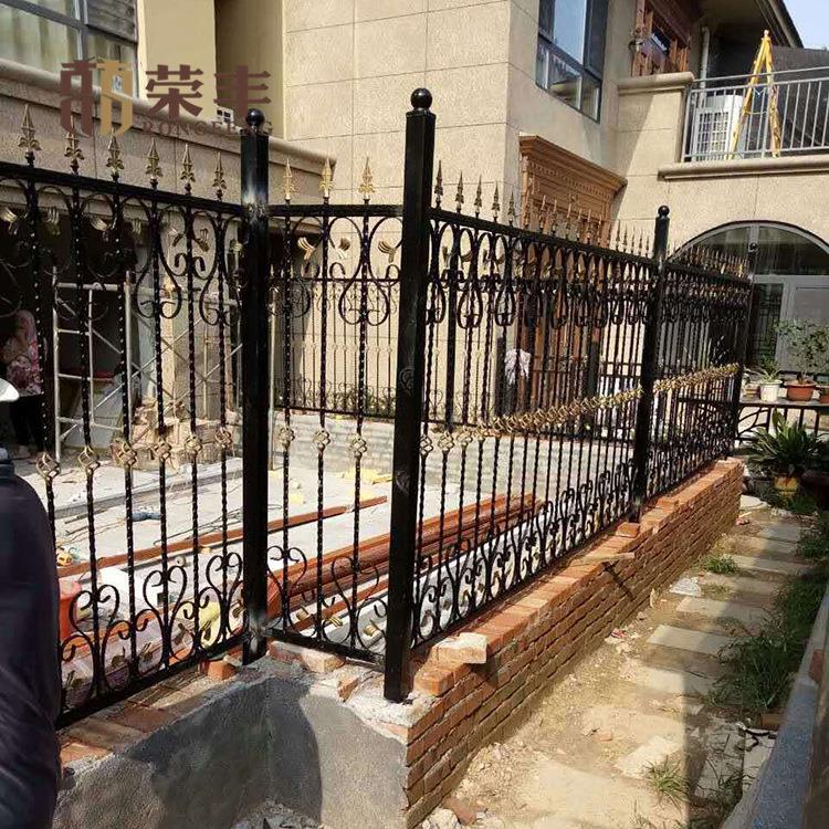 不锈钢铁艺围栏别墅庭院围墙热镀锌铁艺护栏铁艺围墙