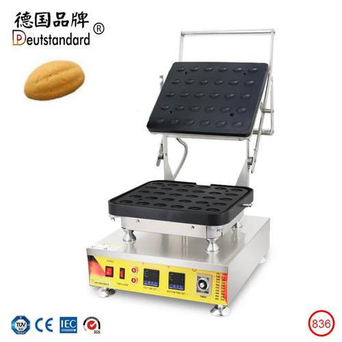 灌浆曲奇机流心芝士挞壳设备30孔半椭圆挞壳曲奇饼烘培半成品