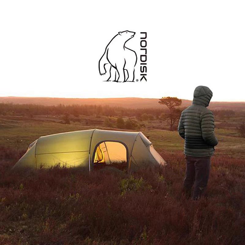 丹麦NORDISK大白熊Oppland2/3PU2-3人户外防雨隧道帐轻量徒步帐篷