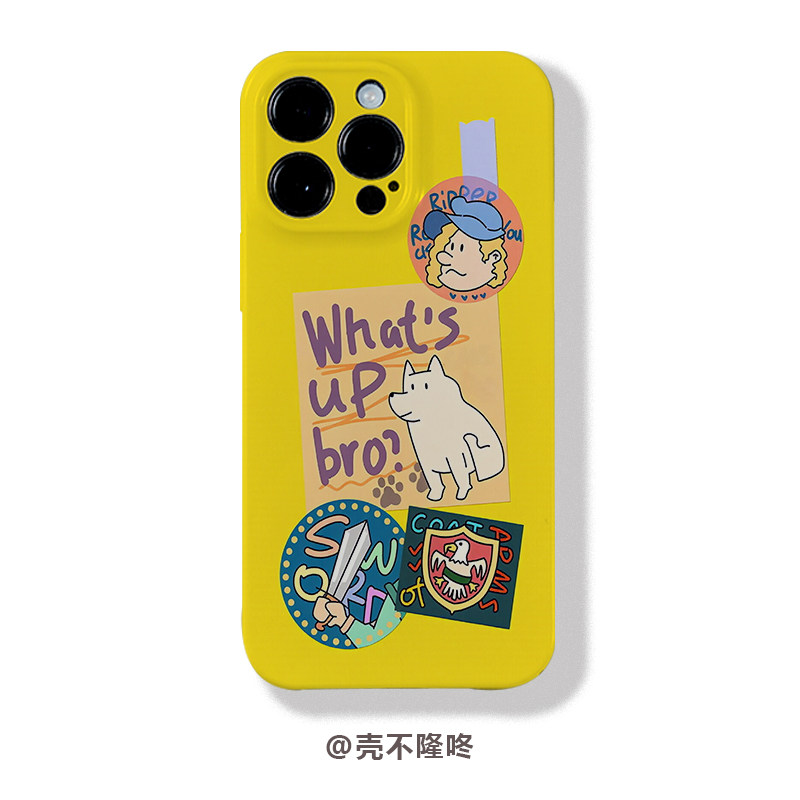 黄标小狗全包软壳手机壳多机型
